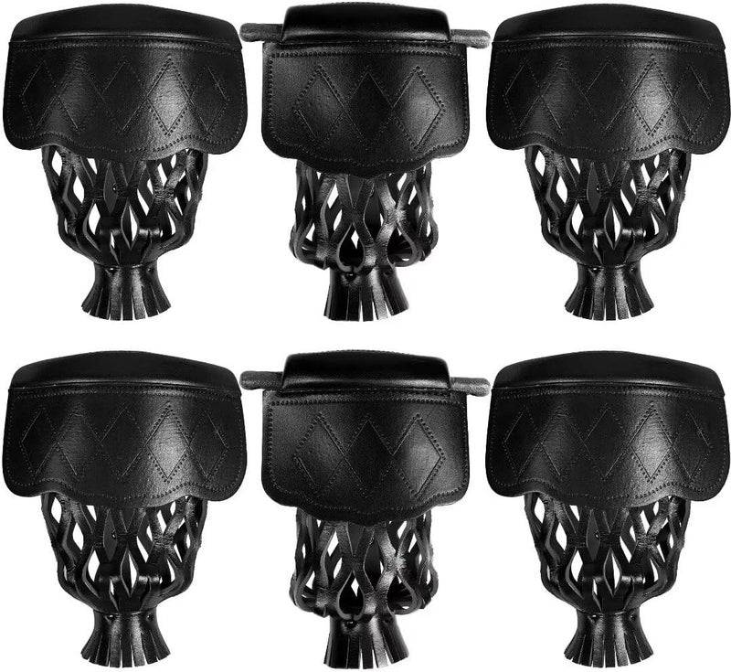 Collapsar Pool Table Pockets - Leatherette Billiard Set of 6 Replacement Accessories - Image 1